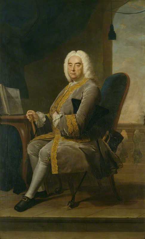 Retrato de Haendel por Thomas Hudson, 1756 - National Portrait Gallery