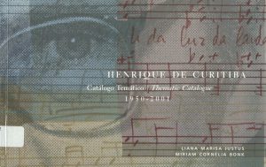 Capa do catálogo de obras de Henrique Morozowicz (exemplar da biblioteca da FAP)